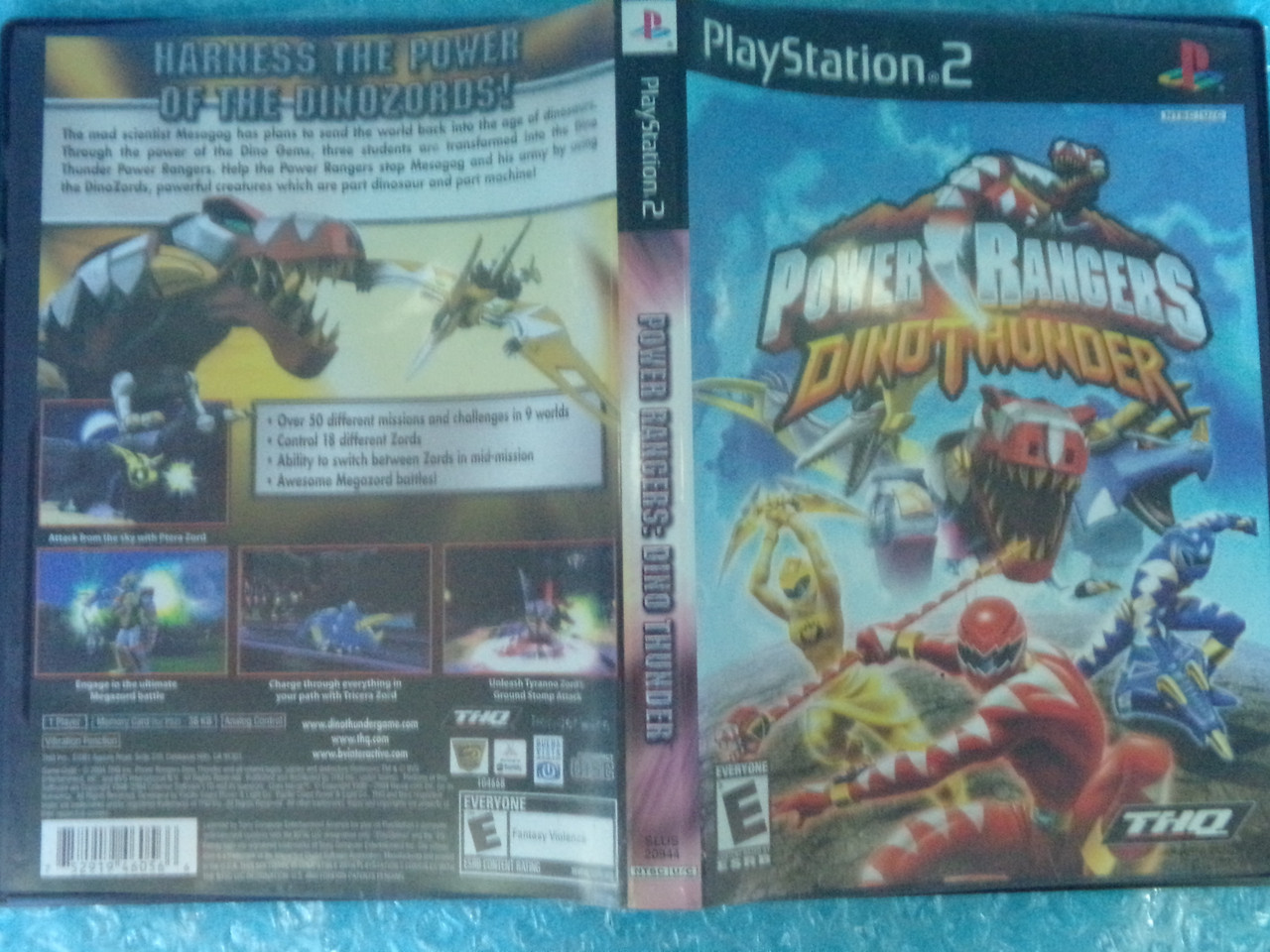 Power Rangers: Dino Thunder Playstation 2 PS2 Used
